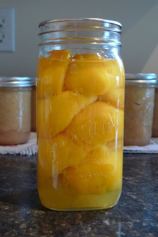 Canning Peaches