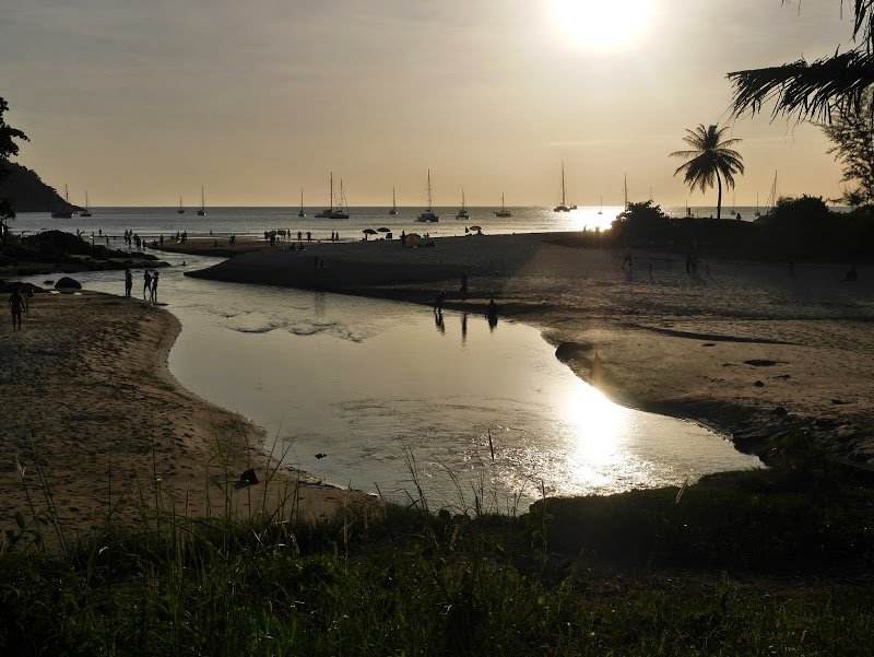 Sunset at Nai Harn Beach