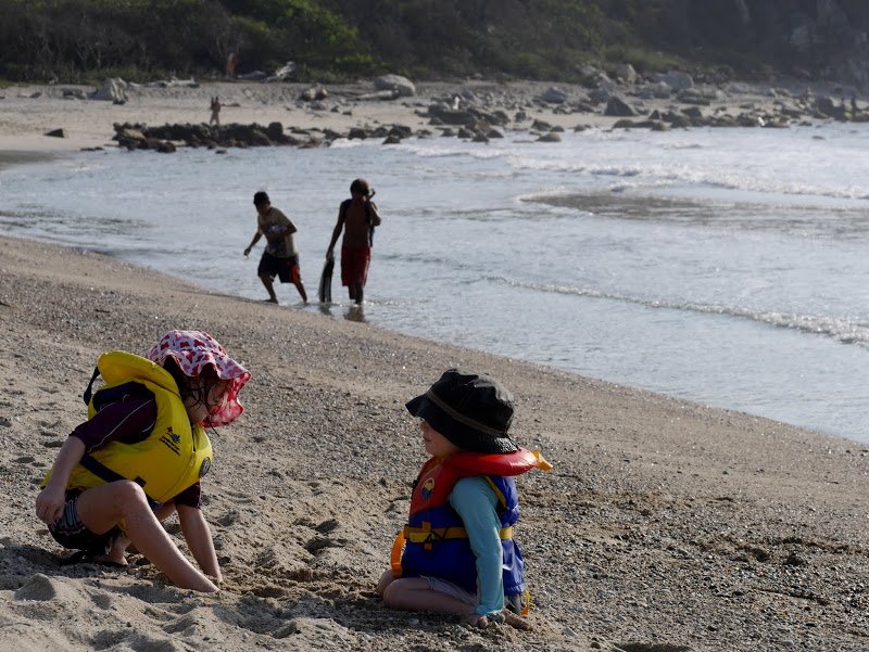 Surfing La Punta at Playa Zicatela