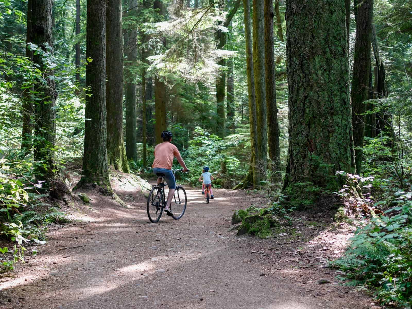 Biking Through Pacific Spirit Regional Park
