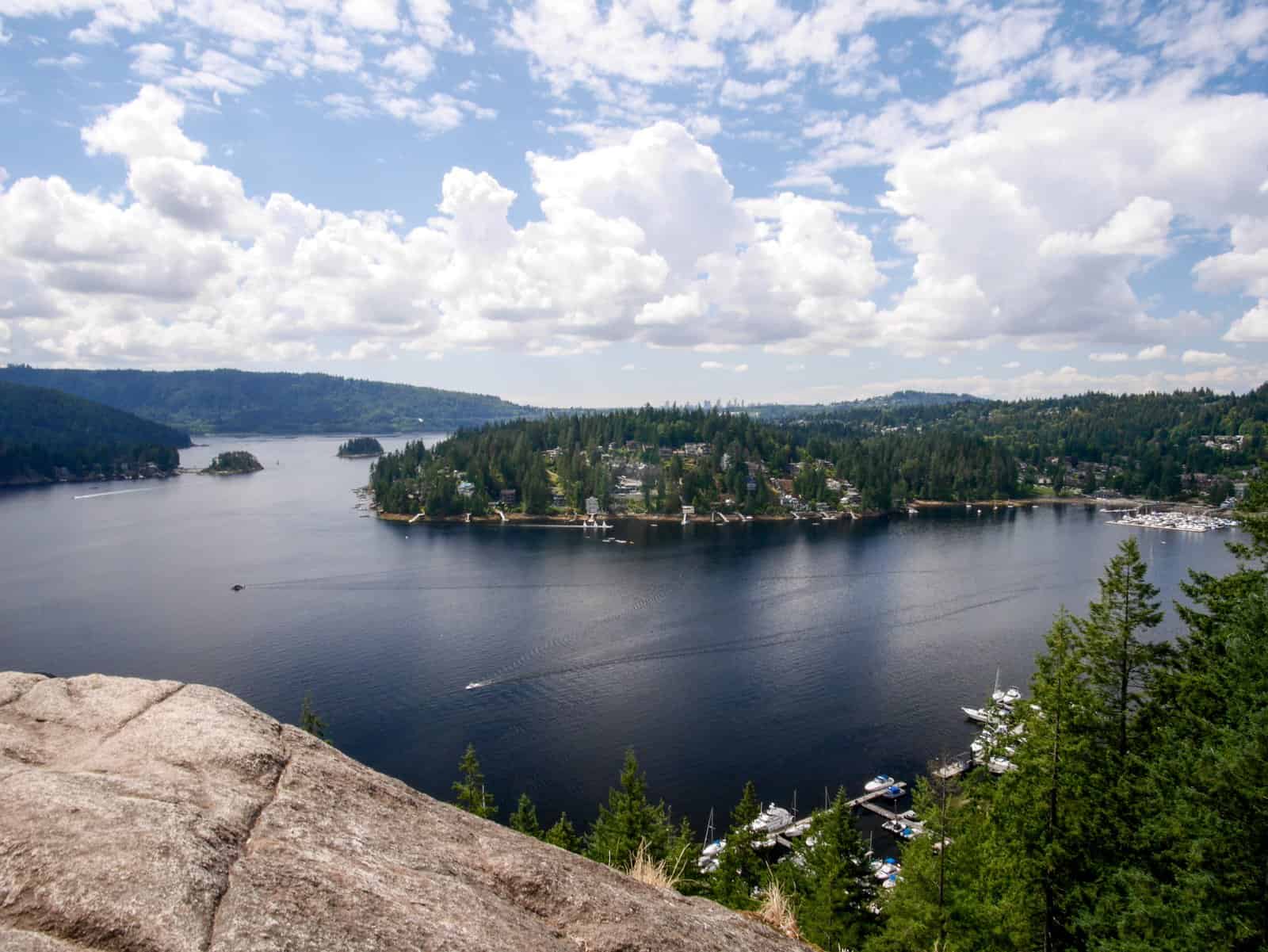 Exploring Deep Cove and Quarry Rock Trail