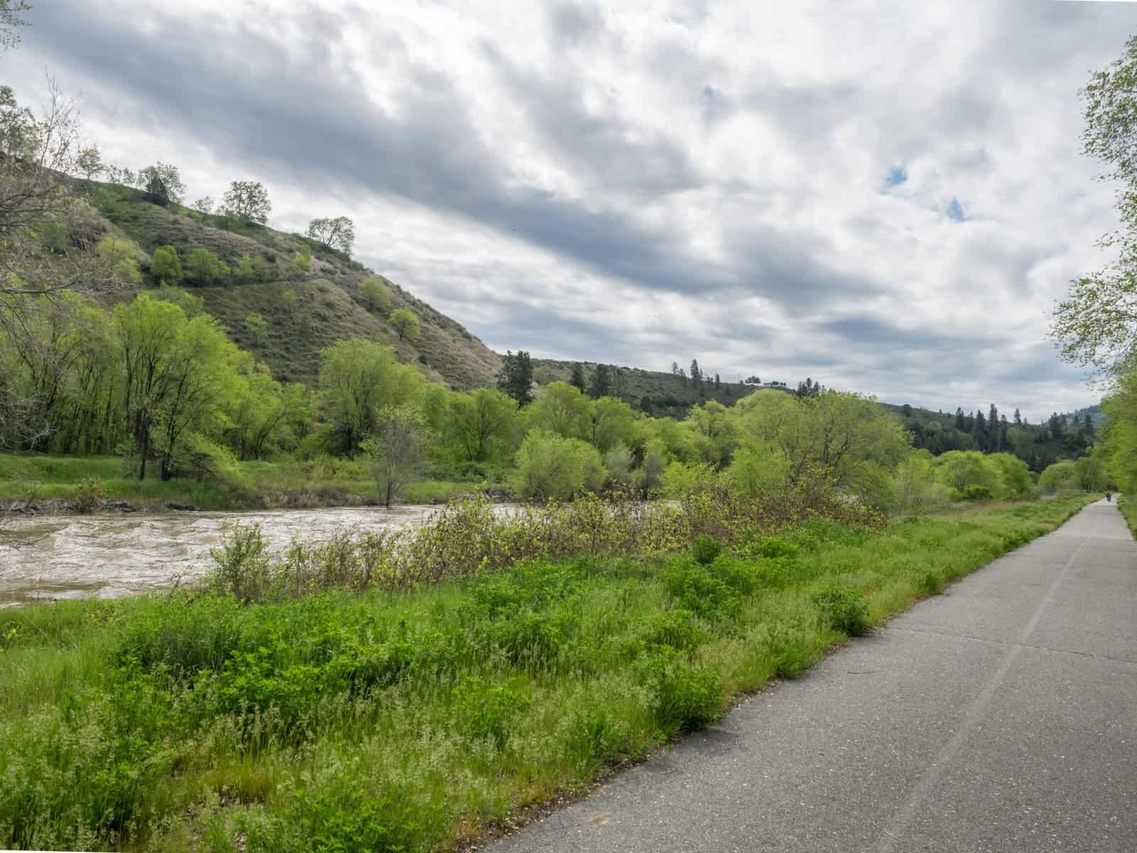 Biking the International Hike and Bike Trail