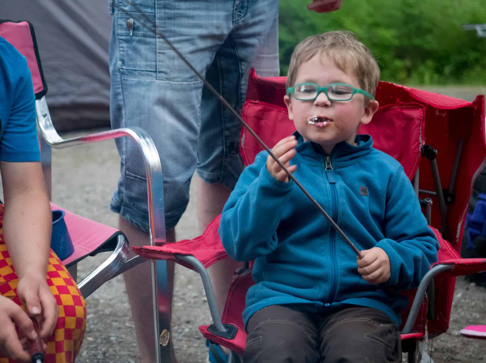 Camping at Kettle River Recreation Area near Rock Creek, BC