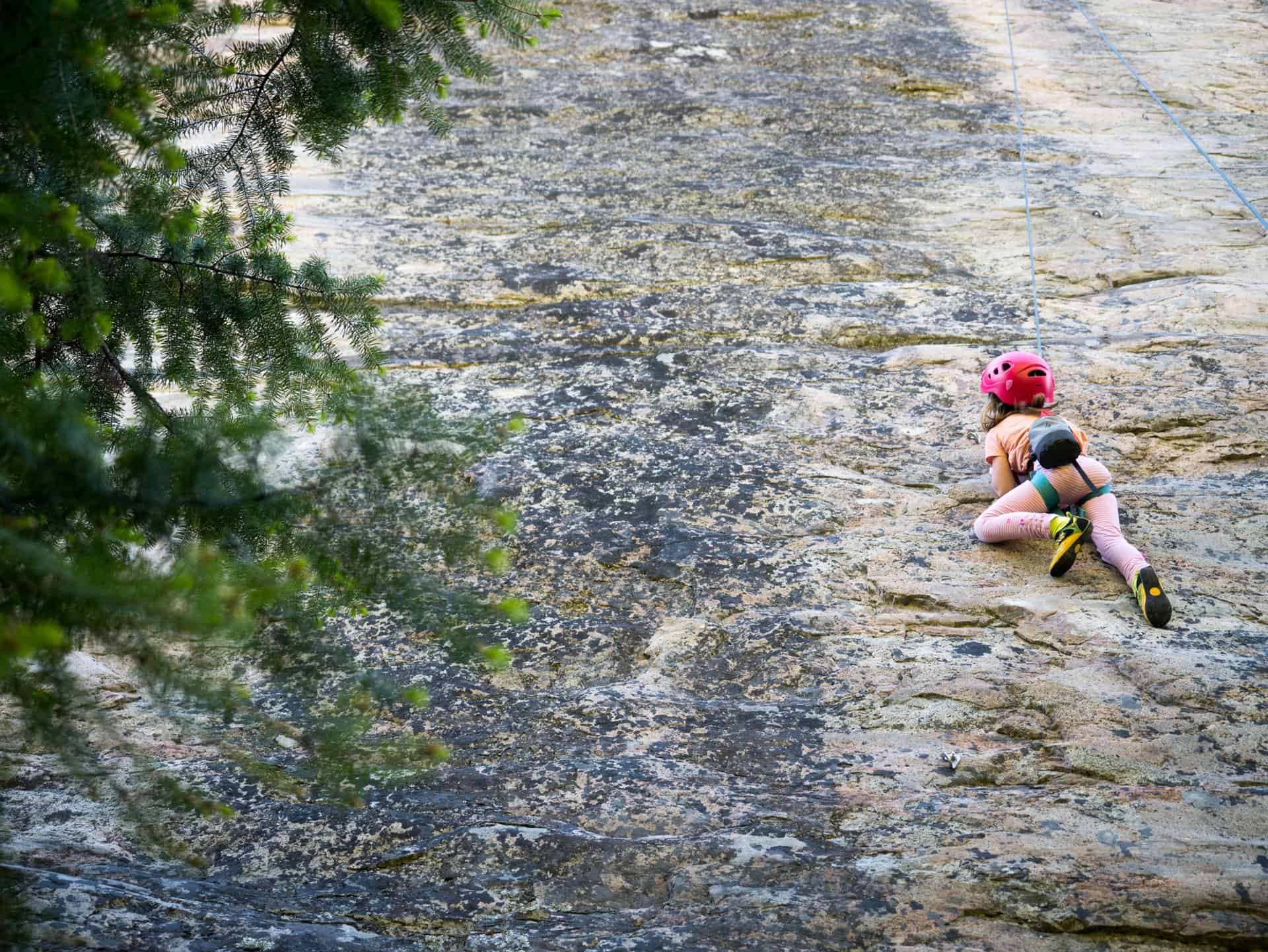 Rock Climbing with Kids at Skaha Bluffs Provincial Park: Kids’ Cliff