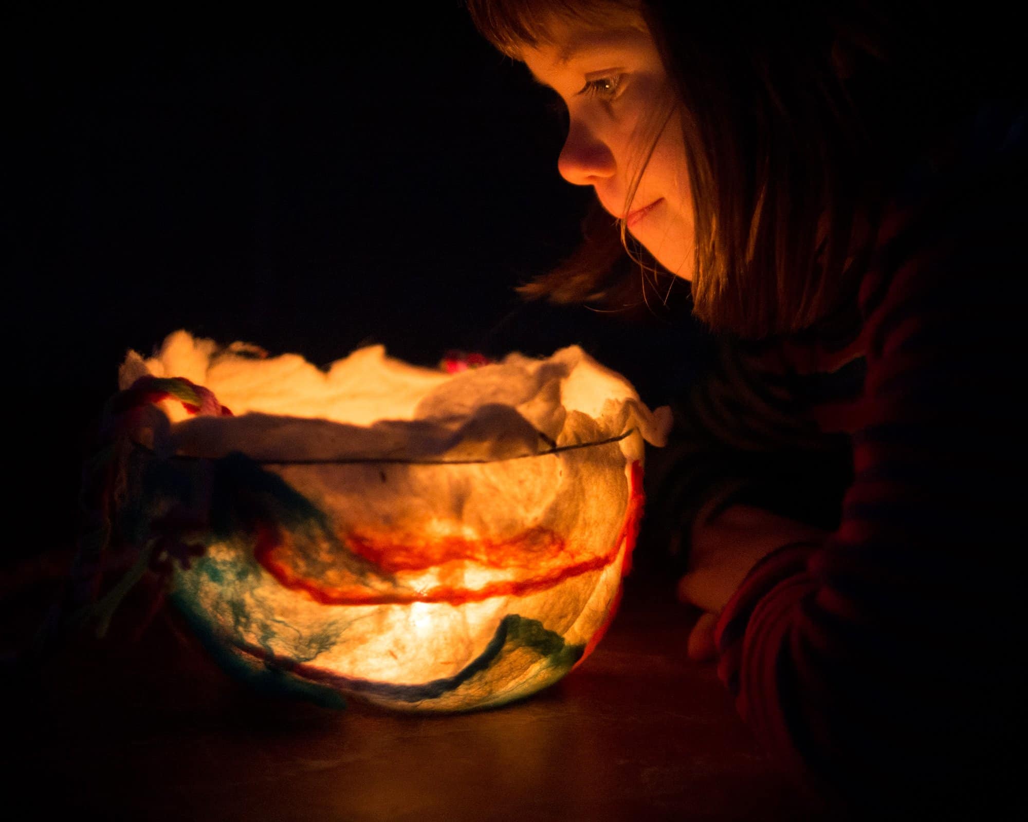 How to Make a Wet Felted Lantern For Winter Solstice