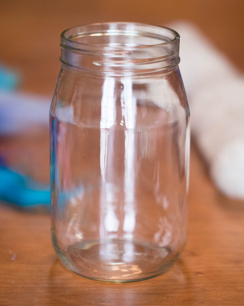 How To Make a Wet Felted Mason Jar Lantern by Backwoods Mama