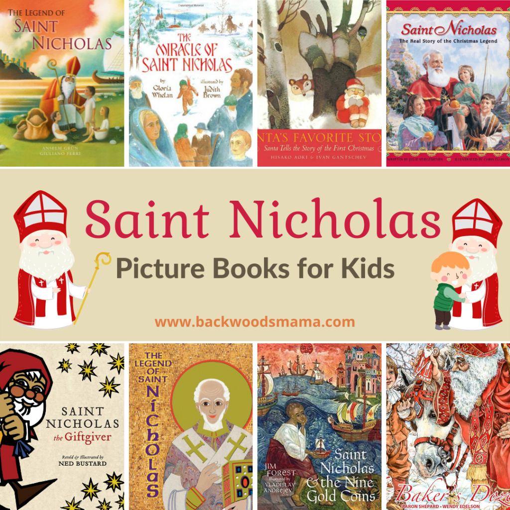 Saint Nicholas Picture Books for Kids by Backwoods Mama