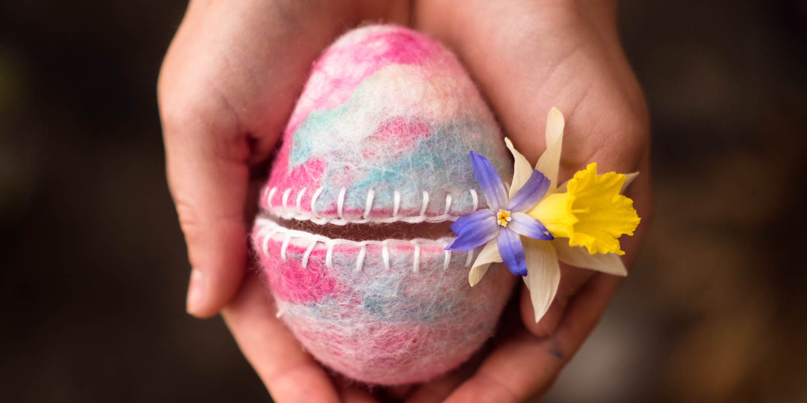 How to Make Wet Felted Spring Eggs by Backwoods Mama