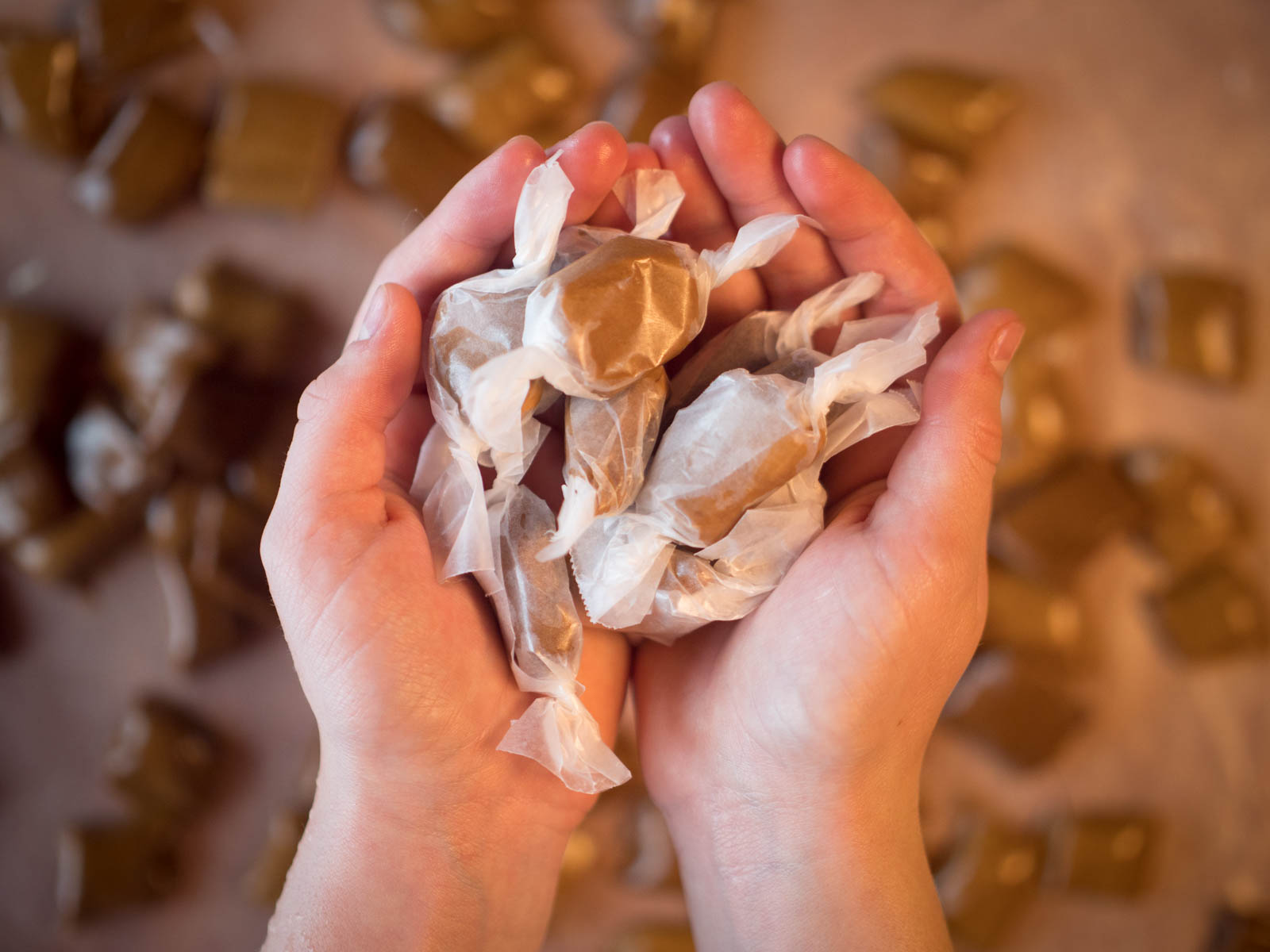 Pulled Molasses Taffy for Celebrating St. Catherine’s Day (La Tire de Sainte Catherine)